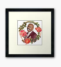 Steve Harvey - Red Roses Frame Framed Print