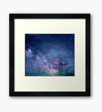 Milky Way Sky Framed Print
