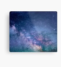 Milchstraße Himmel Metallbild