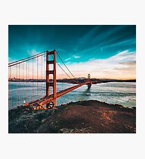 Lámina fotográfica Puente Golden Gate, San Francisco, California - Fotografía