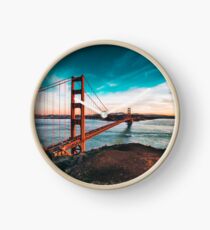 Golden Gate Bridge, San Francisco, California - Photography Clock