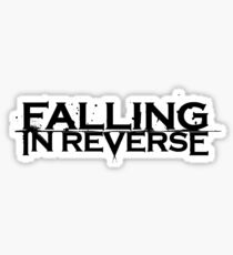 Rückwärts fallen Sticker