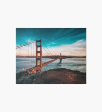Golden Gate Bridge, San Francisco, California - Photography Art Board