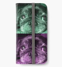 Black Pug dog iPhone Wallet/Case/Skin