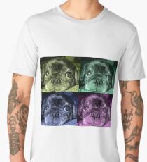 Black Pug dog Men's Premium T-Shirt