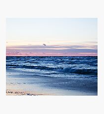 Sea Waves at Sunrise Photographic Print