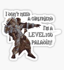 Level 100 Paladin Sticker
