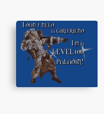 Level 100 Paladin Canvas Print