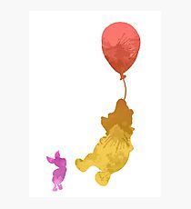 Friends Inspired Silhouette Photographic Print