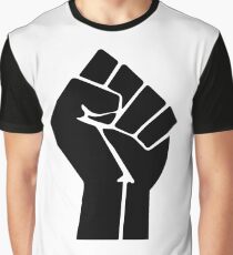 Raised Fist / Black Power Symbol Graphic T-Shirt
