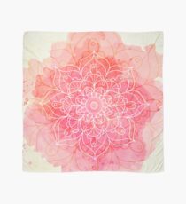Pink Watercolor Mandala Scarf