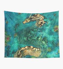 Koi Pond Wall Tapestry