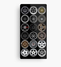 Wheels Metal Print
