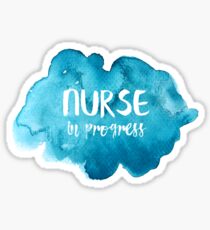 Nurse in Progress Sticker