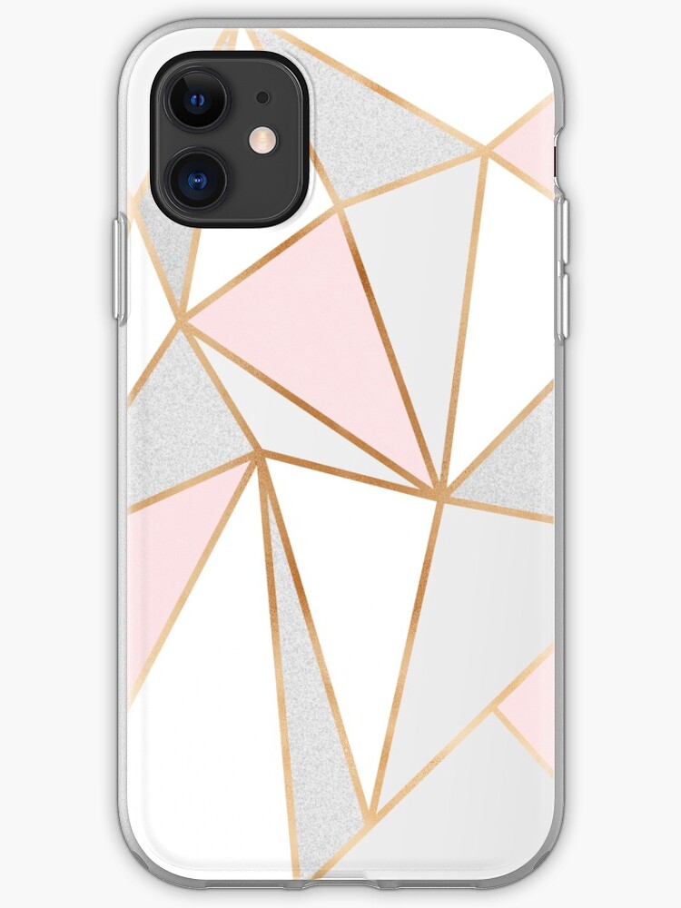 Pink And Grey Gradient Cubes iphone 11 case Pink And Grey Gradient Cubes iphone 11 case