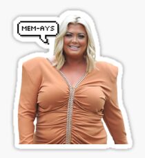 Gemma Collins Loves Mem-ays Sticker