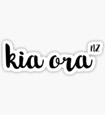 Kia Ora New Zealand - Simple Design Sticker