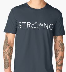 STJ - Strong (In White) Men's Premium T-Shirt