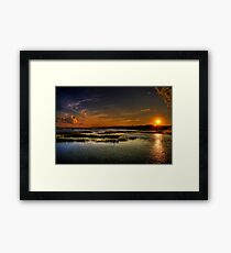 Approaching Sunset Framed Print