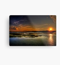 Approaching Sunset Metal Print
