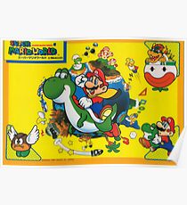 Super Mario World Print Poster