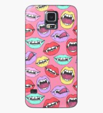 Pop art style vampire lips Case/Skin for Samsung Galaxy