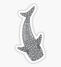 Swimming Whale Shark Sticker