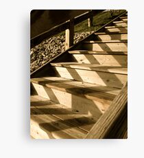 Shadows on the Stairs Canvas Print