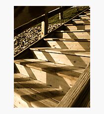 Shadows on the Stairs Photographic Print