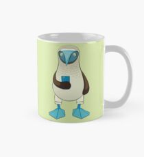 Blaufußtölpel mit Telefon Tasse (Standard)