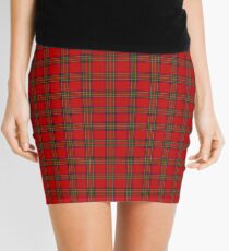 Tartan-Plaid-Muster Minirock