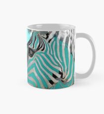 Zebra-Zusammenfassung BLAUES AQUA Tasse