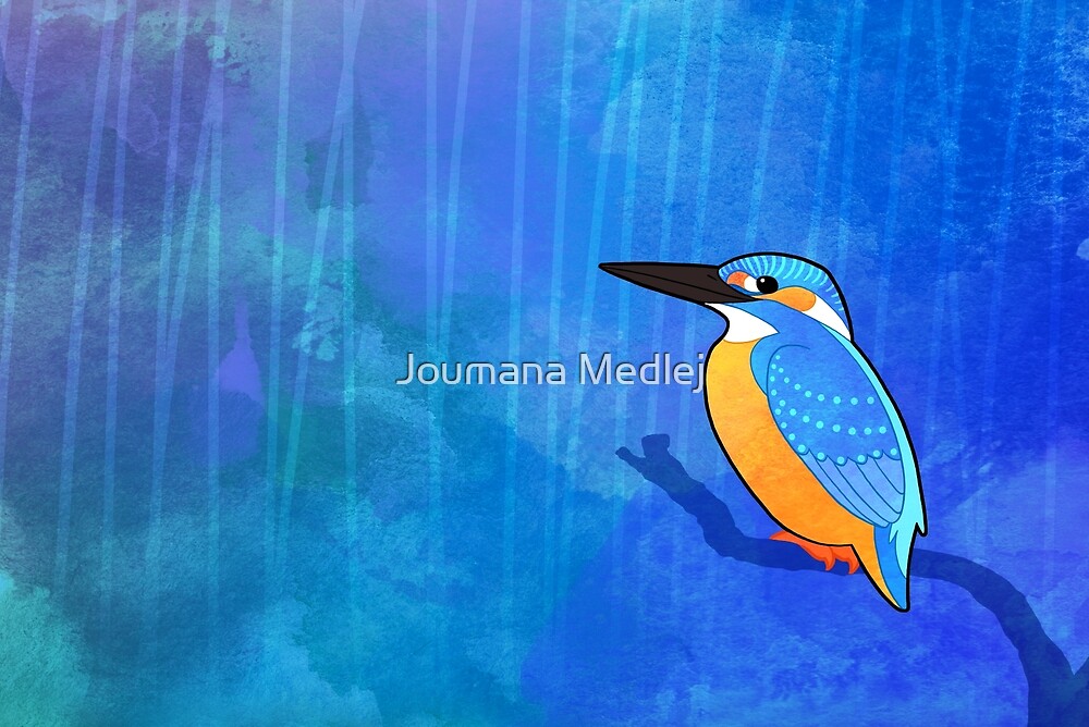Common Kingfisher (Alcedo atthis) by Joumana Medlej