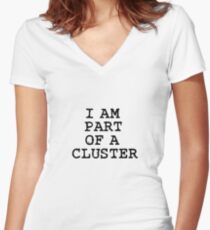 Cluster /Sense8 Women's Fitted V-Neck T-Shirt