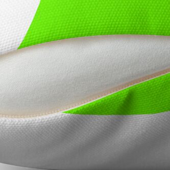 Alternate view of Super Bright Fluorescent Green Neon Throw Pillow
