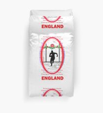 England Rugby by Natasha Constantinou @ Crazydodo Duvet Cover