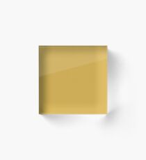 Designer Fall 2016 Color Trends-Spicy Mustard Yellow Acrylic Block