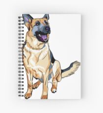 Deutscher Schäferhund! Spiralblock