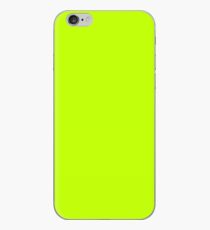 Vinilo o funda para iPhone Color Amarillo Sólido Amarillo Limón Neón Verde