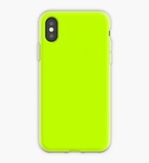 Bitter Lime Neon Green Yellow Solid Color iPhone Case
