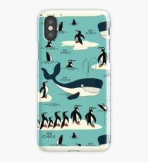 Whales, Penguins and other friends iPhone Case