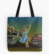 The Gasoline Queen or Race at Twilight grosvenordesign grosvenor John Tote Bag