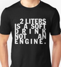 2 liters engine displacement Unisex T-Shirt