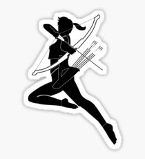 Archery Women Sticker