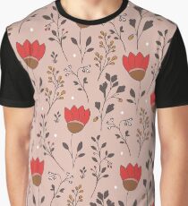 Blooming tulips field Graphic T-Shirt