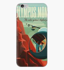Vintage Adventure Travel Olympus Mons iPhone Case