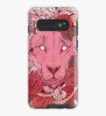 Löwe der Rosen Hülle & Klebefolie für Samsung Galaxy