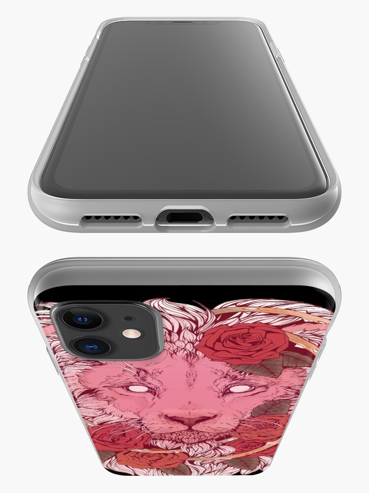 Alternate view of Lion of Roses iPhone Case & Cover