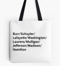 Bolsa de tela Nombres de Hamilton