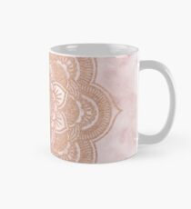 Rose gold mandala - pink marble Mug